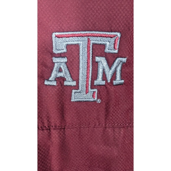 GameGuard Fishing Shirt Men 3X Maroon Texas A&M Aggies Vented Short Sleeve - Picture 4 of 10